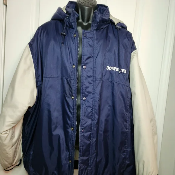 Dallas Cowboys Full Zip Coat Sz XXL - Picture 3 of 10